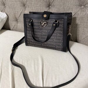 Juicy Couture Black and Gray Women's Bag